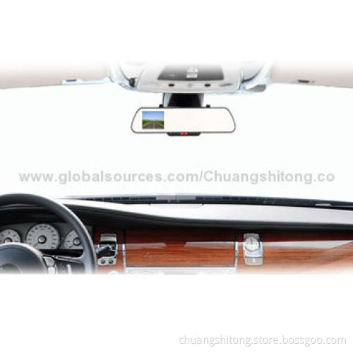 Super Thin Bluetooth Optional Car Camera, Rear HD G-sensor/SOS, 1,080P, Mirror
